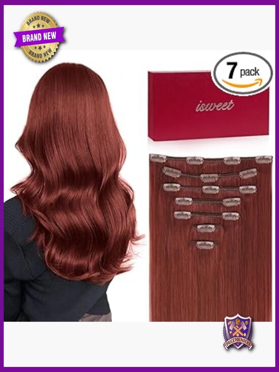 Clip In Hair Extensions Real Human Hair 80g 12 Inch Double Weft main image 5